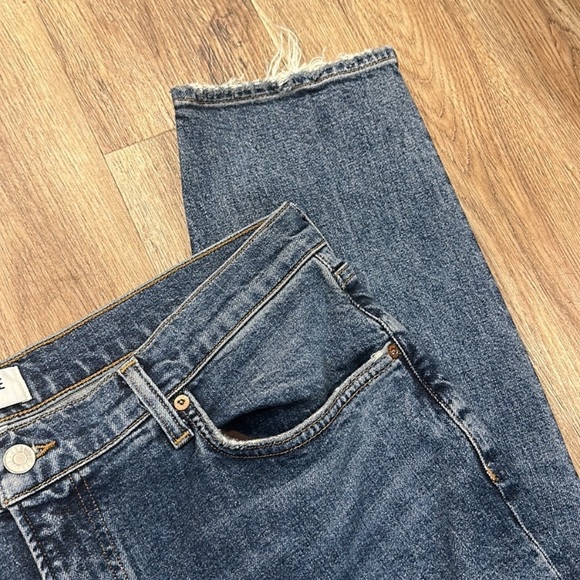 NWT AGOLDE Willow Mid Rise Slim Crop Jeans - Picture 7 of 12